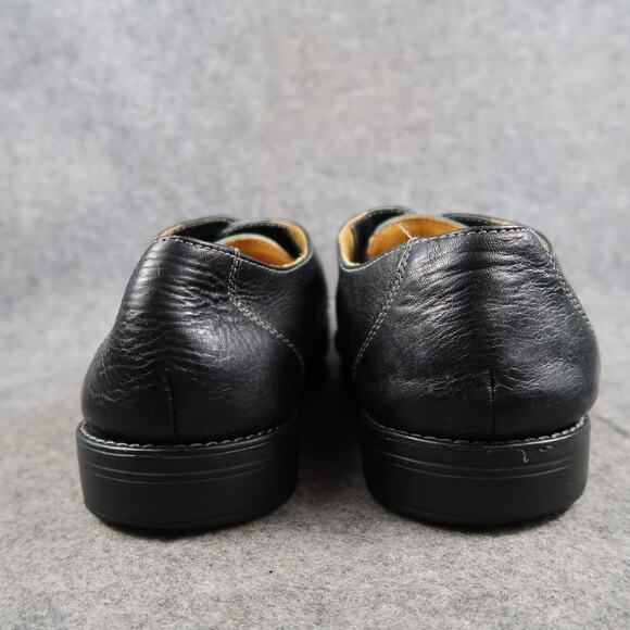 Sandro Moscoloni Shoes Mens 10.5 Derby Oxford Dress Leather Black Cap Square Toe main image 4